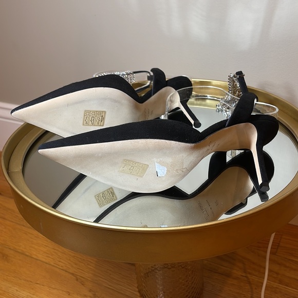 Jimmy Choo Birtie 85 crystal embellished pumps Sz 38 - Picture 12 of 12